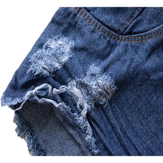 Kit 3 Shorts Jeans Feminino Cintura Alta Destroyed Curto (6)