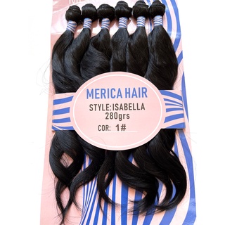 LANÇAMENTO: Cabelo 100% Bio Vegetal - Liso Ondulado - Isabella - Merica Hair
