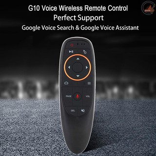 H*Y Controle Remoto G10 de 2,4GHz sem Fio com USB e Controle de Voz para Android/TV Box/PC/PC/Notebook N