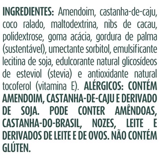 Barra De Cereais Nutsbar Castanhas Coco e Nibs de Cacau Caixa c/ 12 Barras de 25g (3)