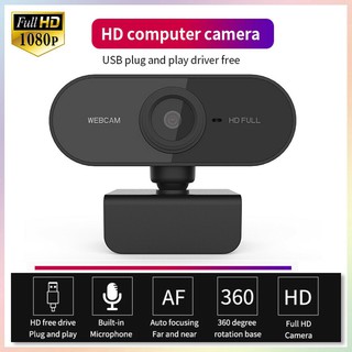 Câmera De Webcam Hd 1080p Com Microfone Para Computador Para Pc Laptop Skype Msn