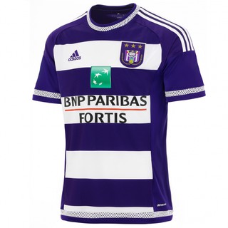 15/ 16 Camiseta De Futebol Anderlecht I Purple Qualidade / Aaa + + +