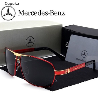 Óculos De Sol Masculinos Polarizados Cupuka Mercedes Benz Clássico De Metal