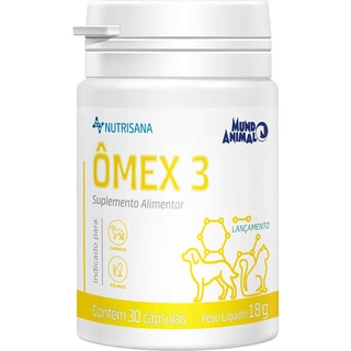 Ômex 3 500mg Suplemento Alimentar Nutrisana 30 Comprimidos