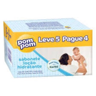 Sabonete Infantil Pom Pom Hidratante 80gr - 5 Unidades (1)