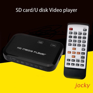JOY Mini Full 1080P USB External HDD Player With SD MMC U Disk Support MKV AVI HDMI Media Video Player IR Remote Player