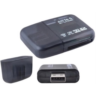 Leitor USB Gravador Adaptador Cartão de Memória SD Micro SD All in One