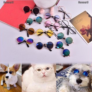 HonourU Legal Pet Cat Dog Óculos Produtos Olho Desgaste Fotos Adereços Acessórios De Moda