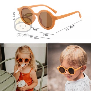 Moda Infantil Óculos De Sol Retro Rodada Da Menina Óculos De Proteção Uv Para Crianças (5)
