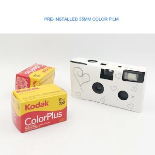 Retro 35mm Descartável Filme Câmera Manual De Fezes Câmera Optical Presentes Para Crianças (2)