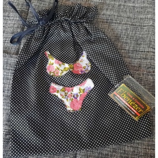 Porta lingerie calcinhas bordado colorido sacola de calcinhas (3)