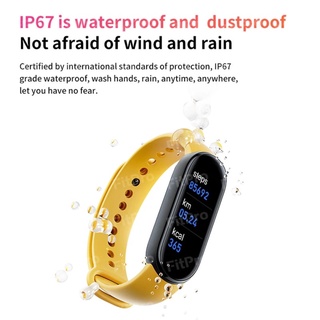 M6 Rel Gio Pulseira Smart Fitness À Prova D'água Com Monitor De Pressão Sanguínea , Rastreador De Frequência Cardíaca (3)