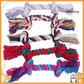 Vip Engraçado Criativo Pet Filhote De Cachorro Chew Knot Toy Algodão Trançado Osso Corda Colorida (2)