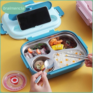 [BRALMENCLA] Cute Lunch Box BPA-Free with Handle Microwaveable Bento Box for Picnic Kids Adults (3)