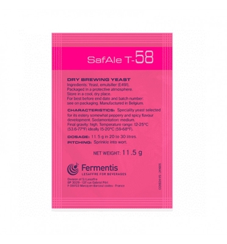 Fermento - Levedura SafAle T-58 - 11,5g