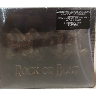 CD Acdc Rock Or Bust digipack original novo lacrado