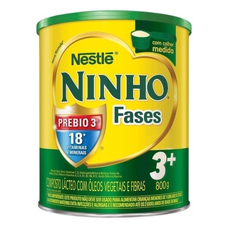 Formula Infantil Em Po Nestle Ninho Fases 3+ Em Lata 800g