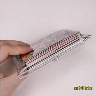 Xo94Itr Carteira / Mini Porta-Cartão De Pvc Transparente Com Glitter E Impermeável Para Meninas / Moeda (2)