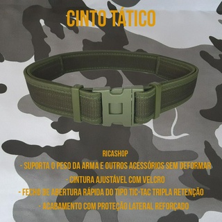 Kit Tatico Completo Cinto Bornal e Coldre de Perna Verde (3)