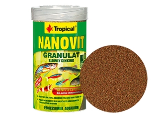 Ração Tropical Nanovit Granulat 70g para Peixes Pequenos