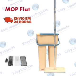 Flat Mop Tira Po Esfregao com Balde Lava e Seca (6)