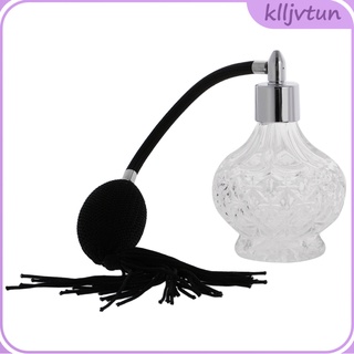 Klljvtun Frasco De Perfume De Vidro Transparente Com Atomizador Spray Estilo Vintage 100ml (1)