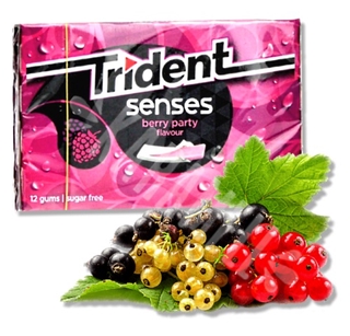 Trident Senses Frutas Vermelhas - Importado Espanha