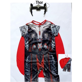Fantasia Temática Thor Infantil Masculina Heróis Barato Menino Promoção Máscaras