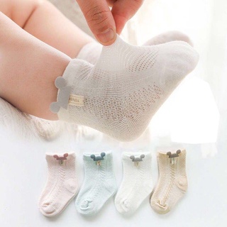 meias de bebê afinar malha algodão Bebê Respirável recém-nascido filho Garoto garotas meia