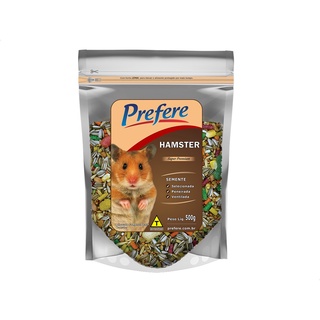 Alimento Mistura Ração Sementes P/ Hamster Premiun Prefere 500g