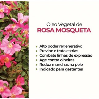 Óleo Rosa Mosqueta Puro Clareador de Manchas no Rosto e Corpo - Dermcos 30ml (2)