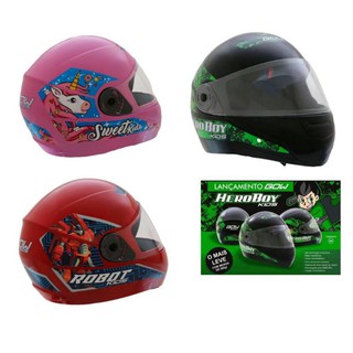 capacete infantil kids 54 cores Rosa/Vermelho/Verde (1)