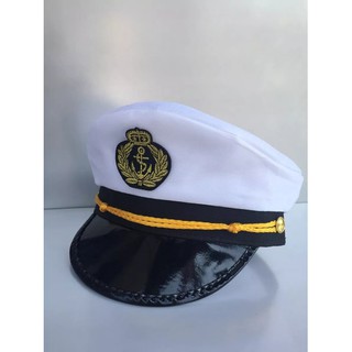 Chapéu Marinheiro Quepe Boina Capitão Fantasia Festa Cosplay (1)