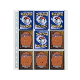 Refil Plástico 10 Folhas Para Cartões E Cards Pokemon Magic Gpk (8)