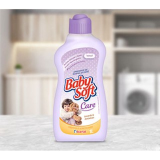 KIT BABY SOFT CARE 1L: Amaciante e Lava Roupa para roupinhas de bebê (2)