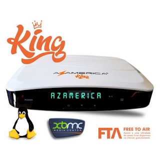 Azamerica King Ultra HD 4K Wi-Fi ACM Novo Configurado
