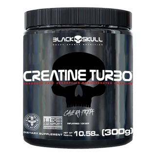 Creatina Monohidratada Creatine Turbo 300g - Black Skull