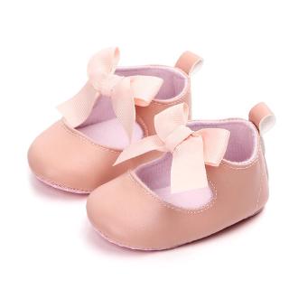 Kids Girls Pu Leather Prewalker Shoes 0-12M Newborn Baby Princess Shoe Butterfly Boys Rubber Shoes (5)
