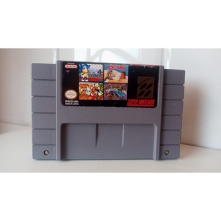 4 IN 1 Goof Troop + Turtles in Time + Tom and jerry + Sonic 4 para Super Nintendo