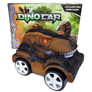 Dinossauro Dinocar Carrinho Rodas Livres Mister Brinquedo Infantil (2)