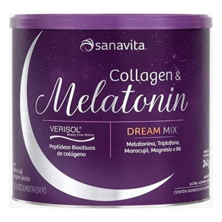 Collagen & Melatonin Verisol Maracujá e Capim Limão 240g - Sanavita