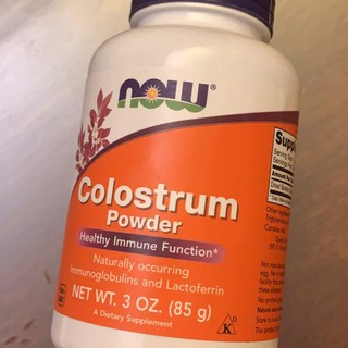 Colostro Em Pó 85g 1650mg Now Colostrum Powder Importado Usa