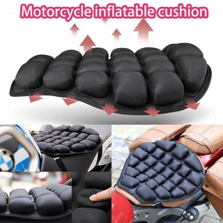 Novo assento de ar comprimido universal de quatro cores para motocicleta com descompressão de assento com almofada de ar inflável