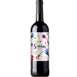 Vinho 5 Viñas Tempranillo - Tinto - 750ml