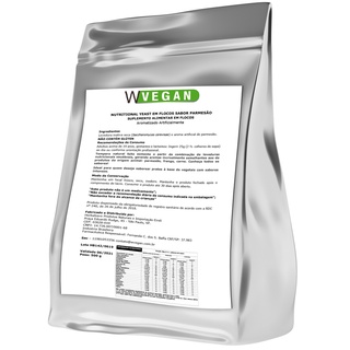 Nutritional Yeast 500g Sabor Curcuma Embalagem Refil Levedura Nutricional em Flocos