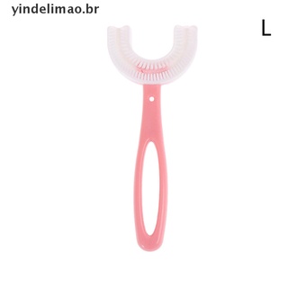 (Yindelimao) Escova De Dentes Infantil Em Formato De U Com Dentes Para Limpeza Dos Dentes (Br) (2)