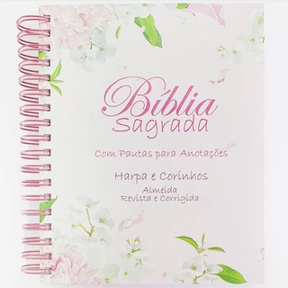 Bíblia com Espaço Para Anotações Lindas Rosas C/ Harpa Promoção De Lançamento (5)