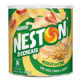 Neston 3 Cereais Nestlé 400g Lata Original