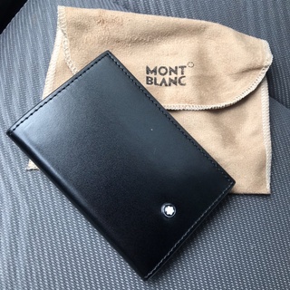 Porta cartão Mont Blanc preto - com Dust Bag