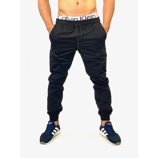 calça masculina Preta jogger Lisas e Rasgadas jeans e sarja frete gratis envio imediato